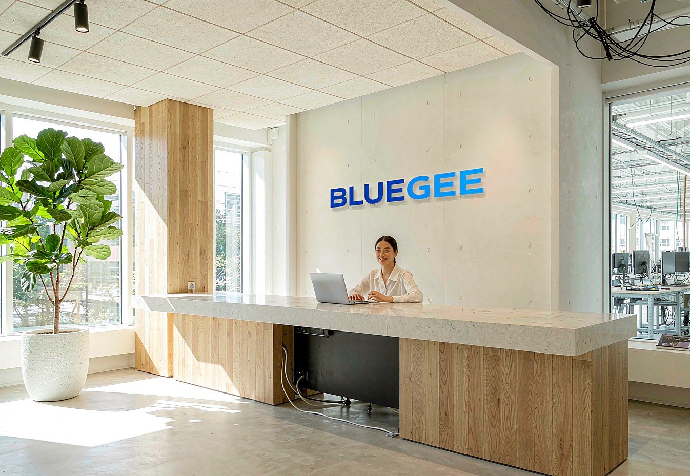 BLUEGEE reception and office